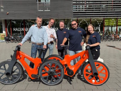 Met de fiets bij WUR Wageningen