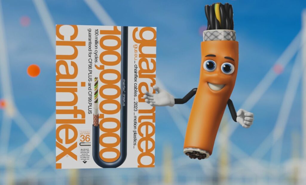 charly chainflex, onze kabel mascotte