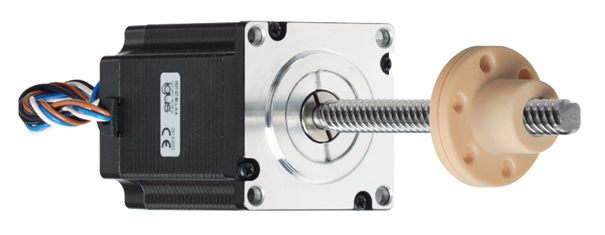 dryspin draadspindel met stappenmotor