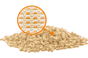 Materiaal met vaste smeermiddelen